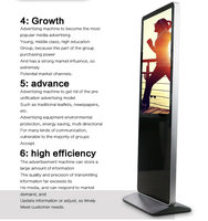 Soporte de suelo 32 43 49 55 65 pulgadas 4K Digital Wifi tótem interior no táctil gran pantalla Lcd publicidad Monitor con soporte