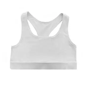 Seamless ladies blank sublimation sport bra top fitness for large breast women
