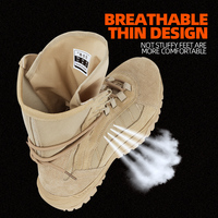 Chaussures de randonnée dans le désert, bottes tactiques à tige haute, légères, respirantes, style unisexe pour couple