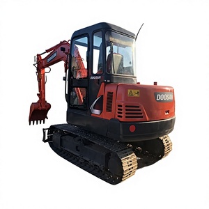 Used Doosan Daewoo DX55 <b>Small</b> Mini Excavator for Sale South Korea Crawler Type Core Gearbox Motor Engine <b>Pump</b> 5850KG 0.3 CBM - Product Image 1