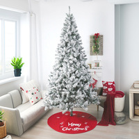 Arbre de Noël décoratif de neige de poudre blanche en gros