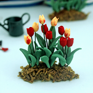Accesorios para Casa de Muñecas, Modelo en Miniatura DIY, Juguete Creativo de Simulación, Tulipán de Arcilla K125 - Product Image 2