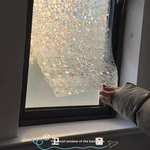 Pegatina Decorativa para Ventanas con Diseño de Conchas Coloridas, de PVC, Impermeable, Removible, Anti-Espía para Baño - Product Image 3