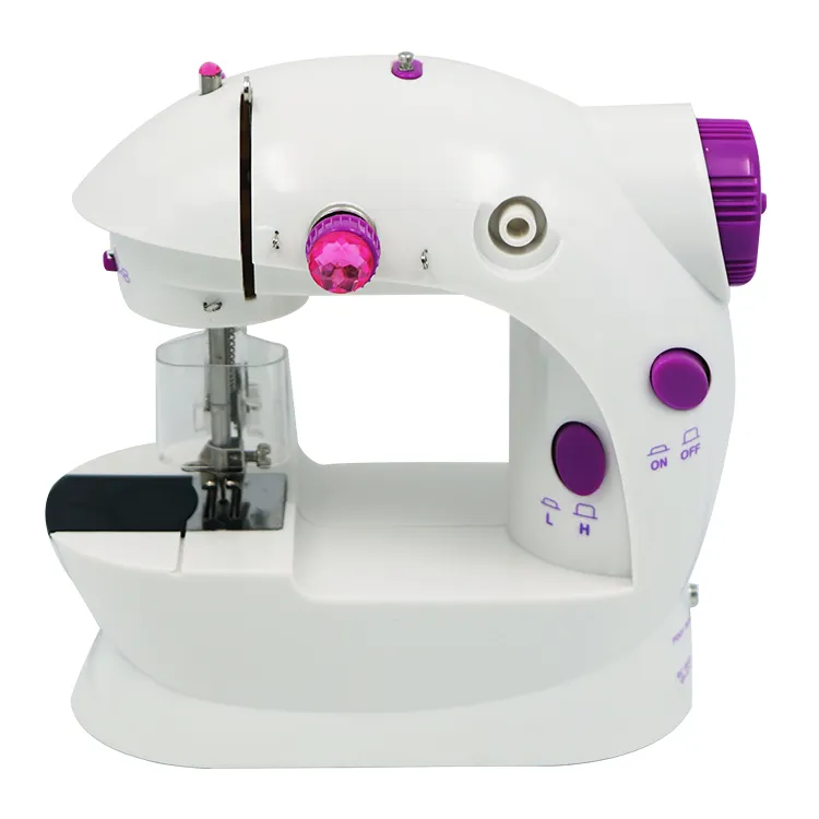 Istudio mini máquina de costura infantil, fornecimento de máquina de costura branca verde rosa
