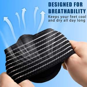 แผ่นรองรองเท้าแบบหนาพิเศษ สีเบจ รองรับอุ้งเท้ากว้าง ช่วยลดอาการปวดฝ่าเท้า รองรับแรงกระแทก เหมาะสำหรับวิ่ง เดินป่า เพิ่มความมั่นคง ผลิตจากวัสดุ EVA - Product Image 3