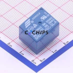 SRD-DC24V-SL-A Power Relay Through hole,15.6x19.2mm Relay 24V 1 Normally Open: 1A (SPST-Normally Open)::: 4 250V-AC - Product Image 1