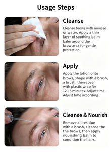 Kit de lamination des sourcils 2-en-1 à la camélia avec gel apaisant ICONSIGN – Lotion permanente pour rehaussement des sourcils en une étape - Product Image 5