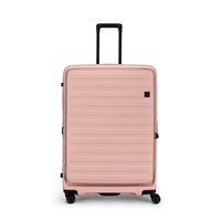 Valise à roulettes de conception nouvelle, en ABS et PC, imperméable, avec ouverture frontale et compartiment pour ordinateur portable