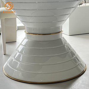 Table de <span class=keywords><strong>poker</strong></span> ronde ovale pour huit personnes, design personnalisable, nouvelle conception, table de jeu de luxe, acier inoxydable 304, JS-stone - Product Image 6