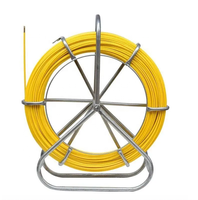 4.5mm 6mm 8mm 9mm 50m 100m 150m câble souterrain en fibre de verre serpent tirant tige de conduit 10mm 11mm 12mm 13mm 14mm 200m 250m 300m