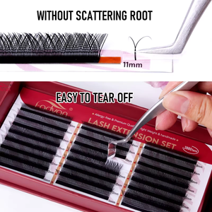 Bán buôn tùy biến fadvan lông mi YY 3D 4D 5D 6D W hình dạng decemars D Curl lông mi cilios lông mi mở rộng - Product Image 5