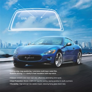 <span class=keywords><strong>Film</strong></span> Teinté Haute Transparence Exclusif Transfrontalier - Protection UV Spectre Complet pour Peau et Intérieur de Voiture - Teinte pour Vitres de Véhicule - Product Image 3