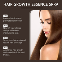 OEM minyak biji anggur akar jahe Biotin rambut dan semprotan minyak kulit kepala hidrasi tahan lama dan bersinar untuk rambut kering atau rusak