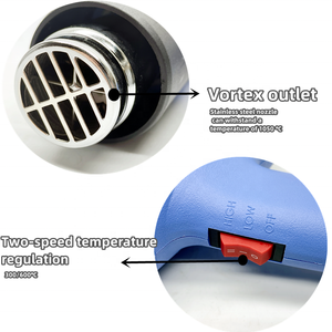 <span class=keywords><strong>Pistola</strong></span> <span class=keywords><strong>de</strong></span> Aire Caliente Eléctrica <span class=keywords><strong>de</strong></span> Mano <span class=keywords><strong>de</strong></span> 110 V y 2000 W, <span class=keywords><strong>Pistola</strong></span> <span class=keywords><strong>de</strong></span> <span class=keywords><strong>Calor</strong></span> <span class=keywords><strong>para</strong></span> Pintura <span class=keywords><strong>de</strong></span> Automóviles, Película Termorretráctil, con Temperatura Ajustable, Herramientas Hechas a Mano - Product Image 4