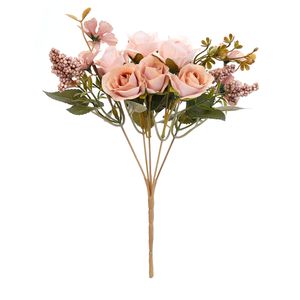 Bunga Krisan Putih Buatan Dekoratif Klasik, Laris Manis, untuk Dekorasi Pernikahan, Rumah, dan Taman - Product Image 5