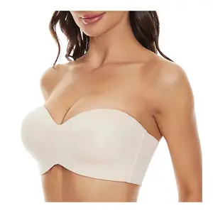 Sujetadores de talla grande sujetador sin tirantes para mujer Lencería sin rastro talla grande para mujeres con pechos grandes y pechos pequeños,