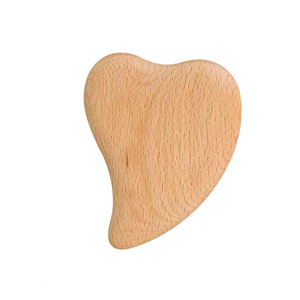 Outil de massage Gua Sha en bois de hêtre naturel, Guasha en bois - Product Image 2