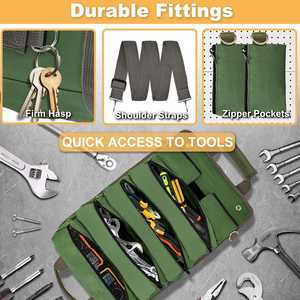 Mochila Personalizable Impermeable para Herramientas, de Lona Oxford y Poliéster, para Electricistas, con Colgador para Auto, OEM/ODM - Product Image 4