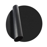 Tapis de cuisson ronds en PTFE de 38 cm et 40 cm, faciles à nettoyer, pour grillades extérieures, pour protéger la terrasse et les pavés.