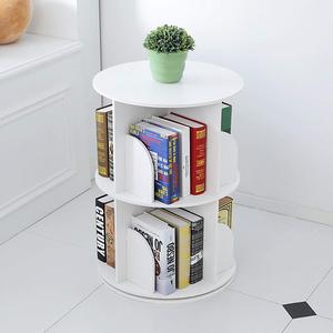 Top Sale Wear-Resistant Wall-Leaning <strong>Children</strong> <strong>S</strong> Desktop Storage Cabinet Wooden Rotational Bookshelf - Product Image 3