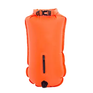 20L Dry Bag Swim Buoy Backpack Tow Float Dry Bag Double Air Bag Swim Safety Buoy