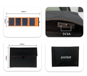 Générateur solaire portable 20W DIY pliable pour station d'alimentation portable - Product Image 4