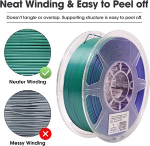 <span class=keywords><strong>ESUN</strong></span> Vente en gros EPLA-Soie magique 1.75mm 1kg/bobine Filament d'imprimante 3D - Product Image 5