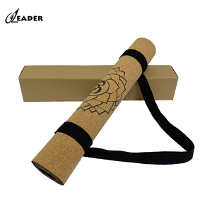 Tapis de yoga et d'exercice en liège 5mm 4mm 3mm 2mm avec blocs et sangle, non écologique - Product Image 3