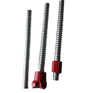 R38N/19産業用ロックボルトセルフドリルトンネル全ねじ鉱山鋼棒中空グラウティングアンカーロッド - Product Image 2
