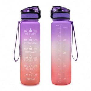 Botella Deportiva Reutilizable Ecológica de Tritán Personalizada con Frases Motivacionales, Libre de BPA, de 32 oz, para Gimnasio, para Beber Directamente - Product Image 5