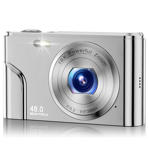 48MP 2.4 Inch Screen Compact Point Shoot <b>Digital</b> CMOS <b>Camera</b> Full HD <b>Video</b> LED Fill Light Rechargeable Battery 16x <b>Digital</b> C - Product Image 1