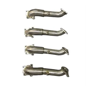 Stainless Steel Down-Pipe with High flow catalytic converter for Honda Civic