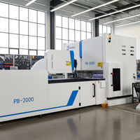 Machine de pliage entièrement automatique HARSLE, plieuse de panneaux en acier inoxydable CNC, système de contrôle central, pliage de panneaux