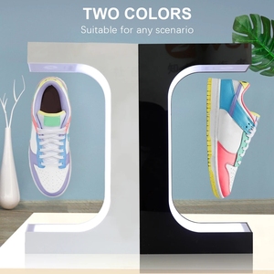 Từ xoay Giày hiển thị đứng, bay lên dẫn nổi giày sneaker, trang trí nội thất giày lưu trữ giày cửa hàng mẫu Showcase - Product Image 3
