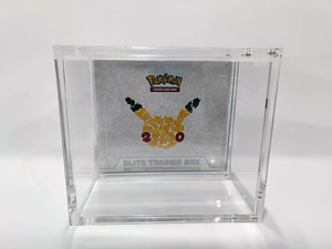 Boîte de présentation ETBOX JIHONG avec couvercle magnétique renforcé et protection acrylique pour le rangement et la présentation des cartes Pokémon - Product Image 3