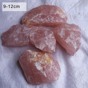 Pierres brutes de quartz rose naturel, tailles personnalisées en gros, pierres minérales brutes - Product Image 2