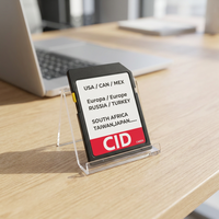 Carte SD de navigation GPS CID très vendue, 16 Go, 32 Go, 64 Go, carte mémoire haute vitesse pour téléphone DVR, compatible avec le système Transflash