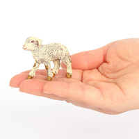 Figuras de Animales de Granja de PVC Sólido al por Mayor, Modelos de Simulación de Ovejas, Toros y Vacas, Juguetes de Figuras de Animales