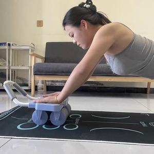 Set di ruote a rulli per esercizi addominali, - Product Image 1