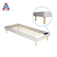 Sommier à lattes réglable en acier inoxydable avec base de lit plateforme multi-positions robuste et durable pour usage domestique et médical