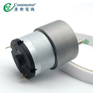 Motor CC mini de 37 mm Connmotor con montaje de brida, imán permanente, con escobillas, 300 RPM para máquina expendedora automática - Product Image 2