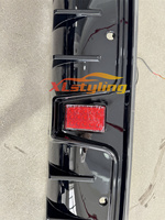 Diffuseur arrière XLstyling BRS avec embouts d'échappement et lumière LED pour Mercedes Benz berline W205 Coupé C205 15-21