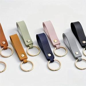 Bán hot cao cấp <span class=keywords><strong>Keychain</strong></span> tùy chỉnh kim loại trống Logo Da <span class=keywords><strong>Keychain</strong></span> rắn màu da <span class=keywords><strong>Keychain</strong></span> - Product Image 2