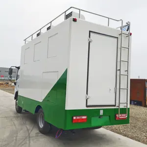 새로운 에너지 전기 밴 모바일 패스트 푸드 트럭 주방 장비 식품 기계와 함께 사용