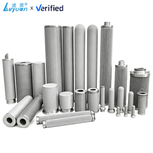 Elementos Filtrantes de Líquido de Acero Inoxidable de 200 Micras, Malla Metálica, Cilíndricos, Reutilizables, con Orificios Cuadrados, para Uso Industrial en Agua - Product Image 1