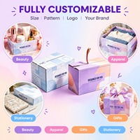 Maßgefertigte Leicht zu Öffnende Wellpappkartons, Recycelbare Express-Verpackungsboxen Geeignet für Kosmetik und Elektronikprodukte