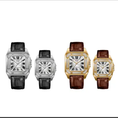 Kevisk 2022 Genuine Leather Watchband MIY2035 Movt Quartz Watch Men Vintage Automatic Watch