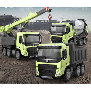 DoubleE 1/20 FMX <span class=keywords><strong>Grande</strong></span> <span class=keywords><strong>grue</strong></span> d'ingénierie manuelle Rotation à 330 ° Construction Ingénierie <span class=keywords><strong>Grue</strong></span> Camion Jouets - Product Image 5