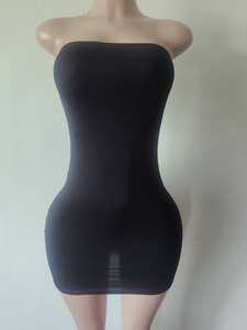 Y300968 Nuovo Abito Corto Estivo 2026 Pure Desire Hot Girl Senza Spalline Aderente Sexy Bodycon Mini Abito da Club per Feste - Product Image 4