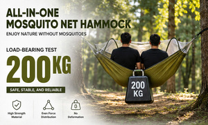 <span class=keywords><strong>Hamaca</strong></span> <span class=keywords><strong>Doble</strong></span> para Acampar con Mosquitera, <span class=keywords><strong>Precio</strong></span> de Fábrica, Cama Portátil para Tiendas de Exterior, Pedidos al por Mayor - Product Image 2